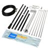 FMUSER GP100 FM Transmitter Antenna Outdoor;  1/4 Wave Professional GP Antenna for 87-108mhz 0.5w-100w FM Broadcast Transmitter;  Waterproof FM Antenn