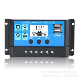 PWM solar energy controller 10A-60A charge and discharge controller for household energy storage electric vehicles (Ships From: China, Color: ICharger-PWM-40A-N)