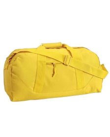 Liberty Bags 8806 Game Day Large Square Duffel (Color: BRIGHT YELLOW, size: OS)