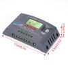 10/20/30/40/50/60/100A MPPT Solar Charge Controller 50VDC Regulator Colorful Screen For Lifepo4 GEL lithium Lead Acid Battery